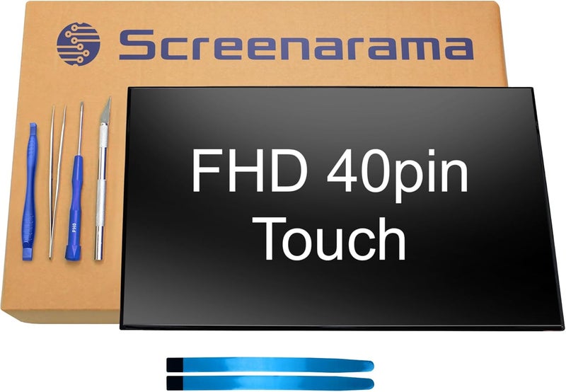 SCREENARAMA New Screen Replacement for Dell Latitude 15 5540 P127F P127F001 (FHD 40pin Touch IPS) LCD LED Display with Tools and Tape - Image 1
